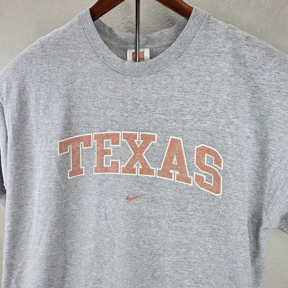 Vintage 90s Nike Center Swoosh Texas Longhorns Graphic T-Shirt Sz L
